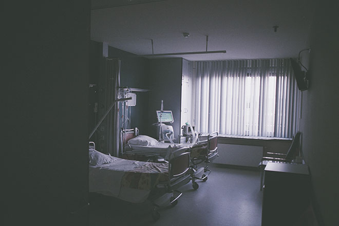 Hospital bedroom