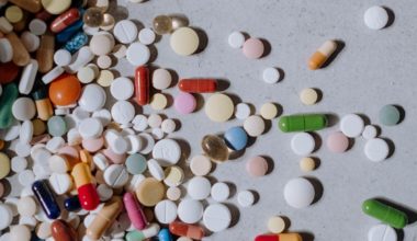 An assortment of prescribed medication pills