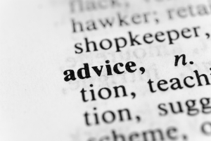 advice definition