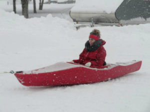 Alaina Brubaker kayak