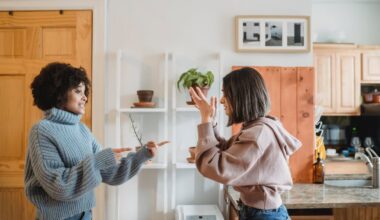 mother and daughter arguing