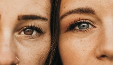 two women faces next to each other