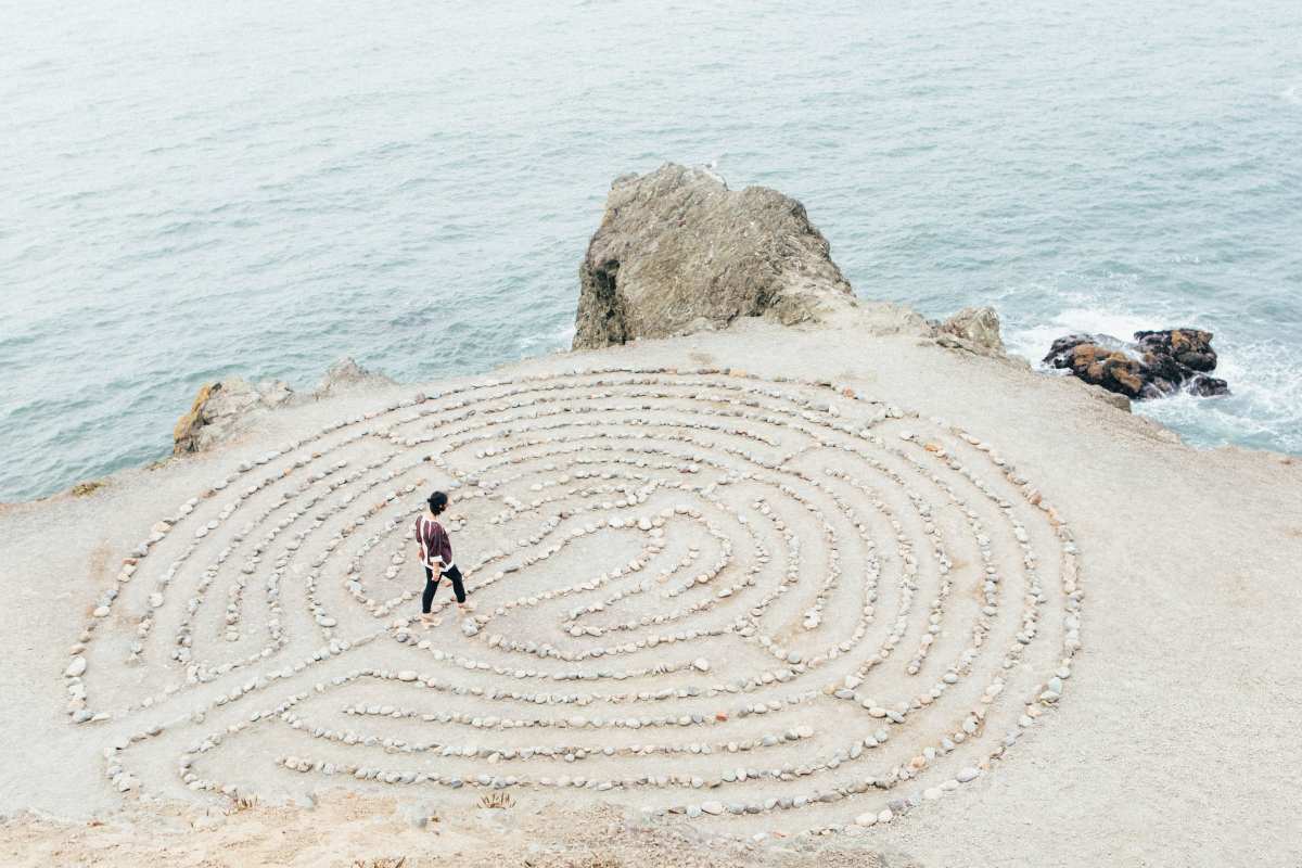 sand castle labyrinth existentialism