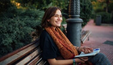 young-woman-sitting-on-bench