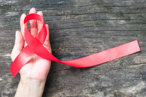 HIV/AIDS red ribbon