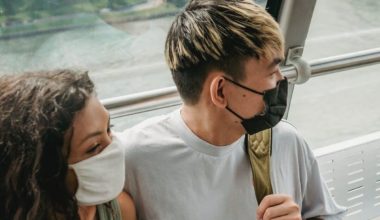 couple wearing masks