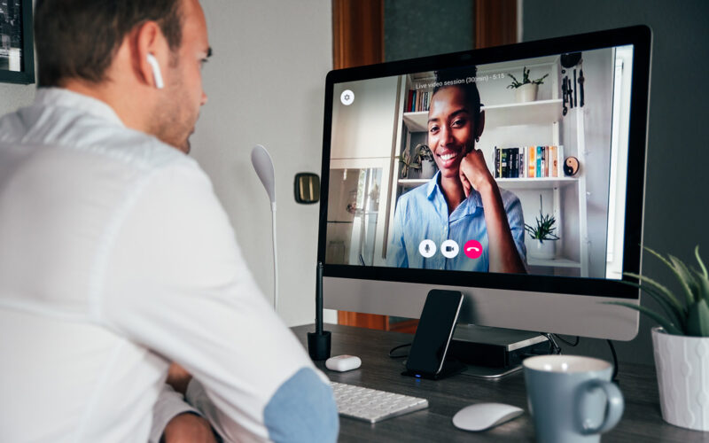 man-having-a-video-chat-on-computer